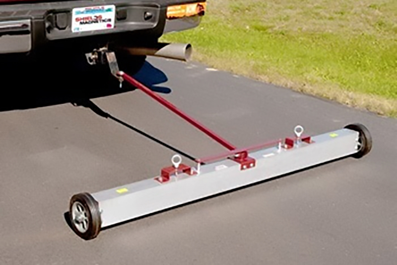 Load-Release "3-in-1" Tow Behind Magnet