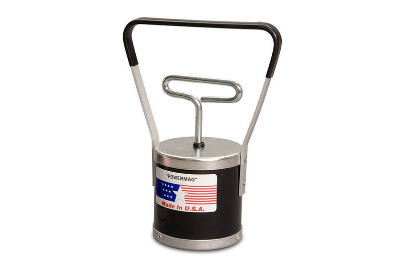 This handheld retrieving magnet is idea for grabbing and moving small pieces of metal parts bins, tables and hard to reach places.