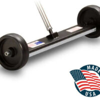 Perfect for driveways, job sites and warehouse floors, the super-strong Econo-Mag broom is capable of holding a 50-lb steel plate!